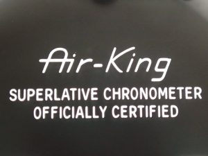 モデル名のAir-Kingの書体は、1958年の登場から変更のないロレックスオリジナルです。