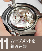 ムーブメントを組み込む