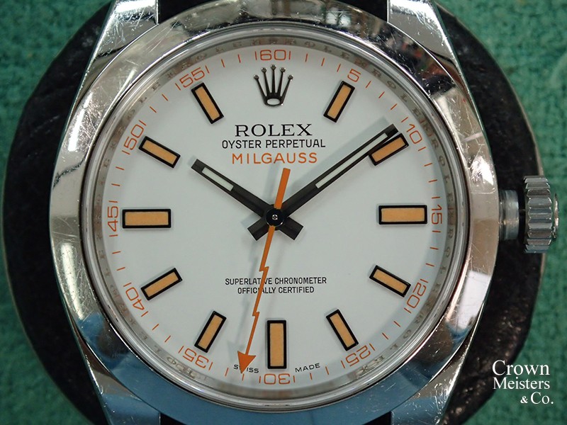 ロレックス ミルガウス Ref.116400 Ref.116400GV オーバーホール