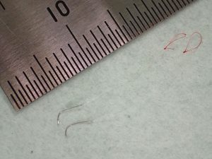 タナゴ釣り用の針を作りました。